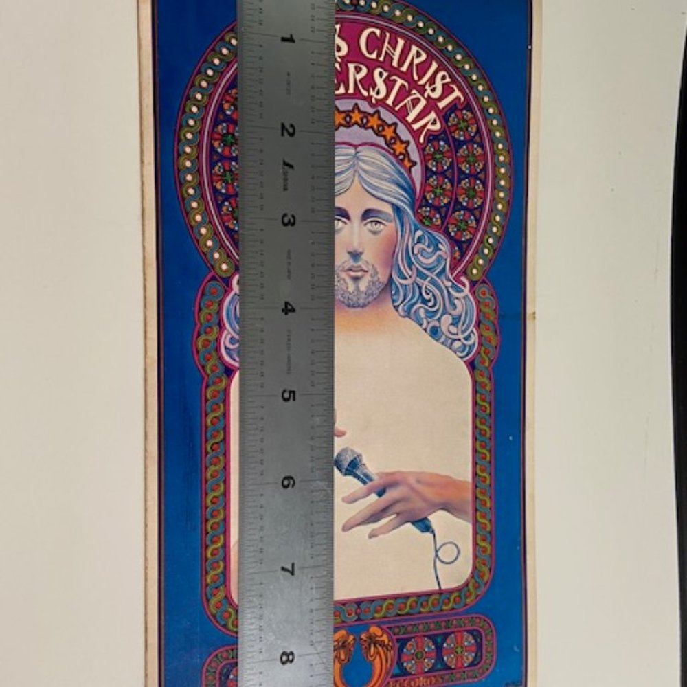 VINTAGE JESUS CHRIST SUPERSTAR 1971 DECCA POSTER STICKER - Picture 6 of 7